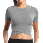 Sports fitness cropped yoga clothes T-shirt StrengthXpress